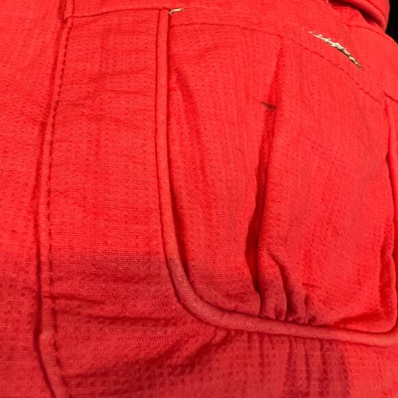 Luii Anthropologie Belted Waist Jacket Elbow Sleeve Triple Button Career - PM - Picture 8 of 8